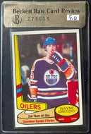 1980-81 O-Pee-Chee Wayne Gretzky #87 Oilers 2nd Year OPC Beckett Raw Graded 7