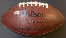 Load image into Gallery viewer, Len Dawson Autographed Wilson The Duke Football Signed Kansas City Chiefs COA
