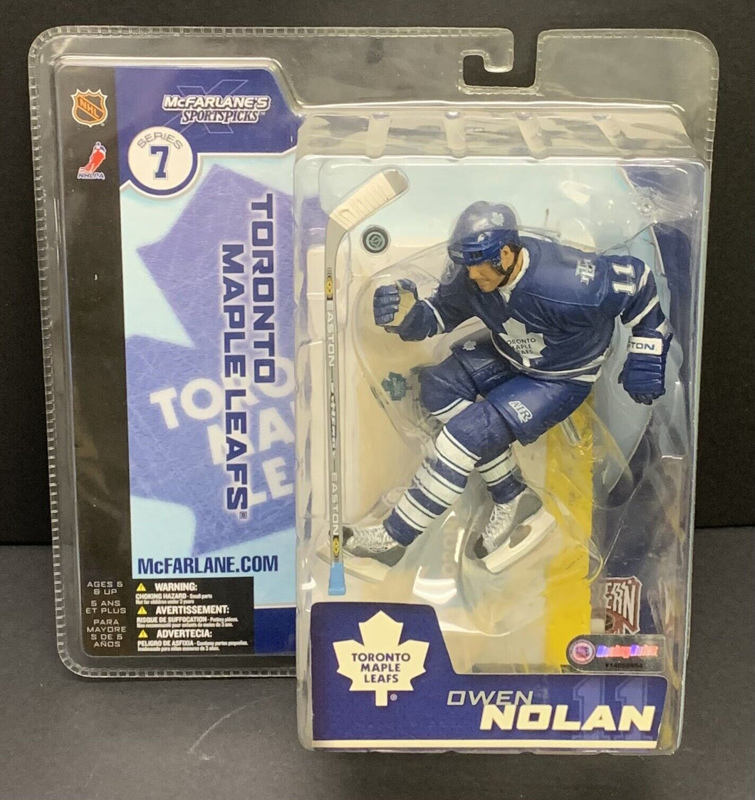 2003 McFarlane Toys Owen Nolan Toronto Maple Leaf's Series 7 Figurine NHL NOS
