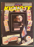 1985 USFL Championship Game Football Program Meadowlands N.J. Baltimore Stars
