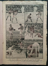 Load image into Gallery viewer, 1921 Police Gazette Magazine Jack Dempsey Front Cover George Carpenter Kock Out
