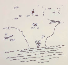 Load image into Gallery viewer, Muhammad Ali Autographed Book The Greatest Signed Twice + Drawing By Ali JSA LOA
