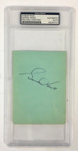 Load image into Gallery viewer, Gordie Howe Autographed Album Page PSA/DNA Certified Detroit Red Wings NHL
