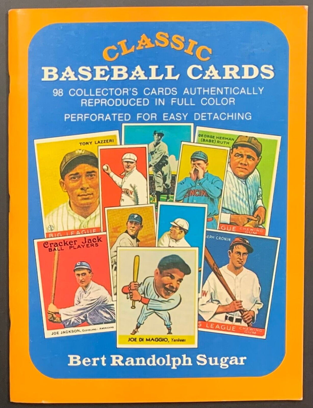 1977 Classic Baseball Cards Authentically Reproduced In Full Color Babe Ruth