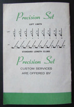 Load image into Gallery viewer, 1950s Golf Precision Set Booklet Vintage Instructional Book Sports Old
