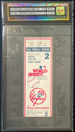 1981 World Series Baseball Ticket Game 2 New York Yankees Vs Dodgers MLB icert 5