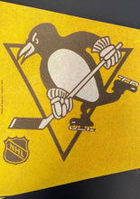 Load image into Gallery viewer, Pittsburgh Penguins NHL Hockey Pennant Vintage Sports Full Size Sharp Tip
