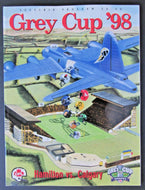 1998 Winnipeg Stadium CFL Football 86th Grey Cup Program Hamilton vs Calgary
