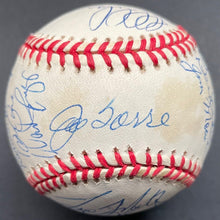 Load image into Gallery viewer, 1997 New York Yankees Team Signed Baseball Autographed JSA Jeter Rivera Torre
