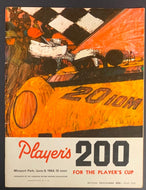 1964 Mosport Players 200 Formula Race Program Bruce McLaren Wins Vintage