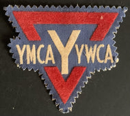 1940's YMCA Vintage Original Patch Sports Crest Emblem