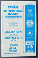 1974 Guelph 3rd Annual Can-Am Program Adam Oates Randy Osborne Paul Reinhart