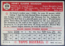 Load image into Gallery viewer, 1952 Topps Baseball Gene Beardon #229 St. Louis Browns MLB Card Vintage
