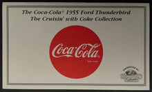 Load image into Gallery viewer, 1955 Coca Cola Ford Thunderbird Diecast Model Car Matchbox Collectibles 1:43
