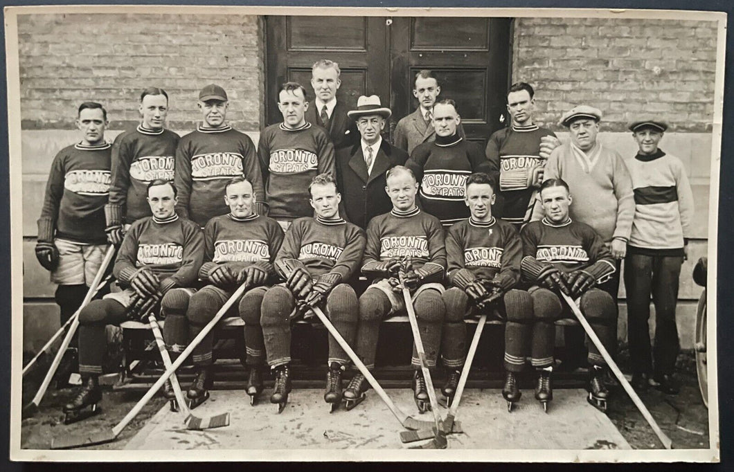 1926-27 NHL Hockey Toronto St. Pats Team Photo Alexandra Studio Type 1 Photo LOA