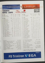 Load image into Gallery viewer, 1999 Air Canada Center Hockey Program Leafs vs Bruins Signed by Darryl Sittler
