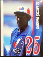 1982 Vintage Signed MLB Baseball Montreal Expos Andre Dawson Autographed Photo