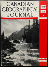 Load image into Gallery viewer, 1937 Canadian Geographical Journal Featuring Montreal Canadiens Aurel Joliet NHL
