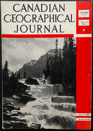1937 Canadian Geographical Journal Featuring Montreal Canadiens Aurel Joliet NHL