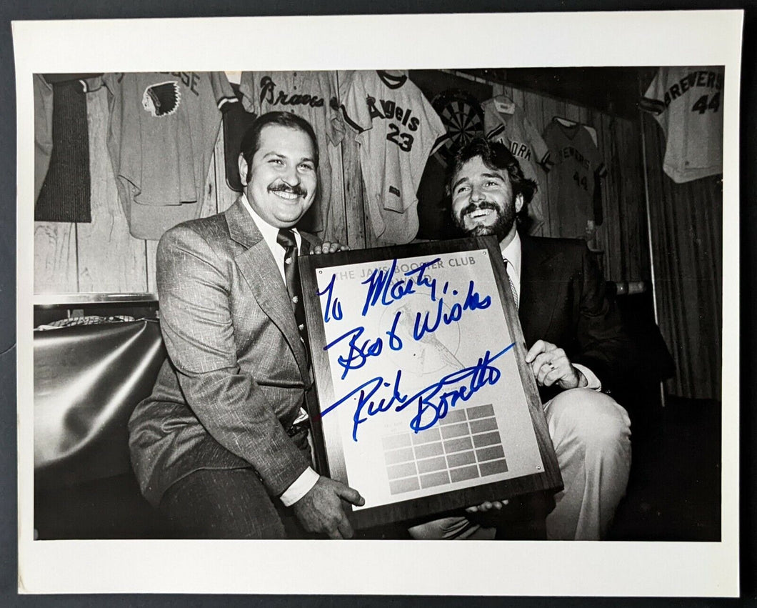 1978 Toronto Blue Jays Rick Bosetti Autographed Type 1 Clubhouse Photo MLB VTG