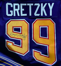 Load image into Gallery viewer, Wayne Gretzky Signed Autographed 1996 St. Louis Blues Starter Hockey Jersey LOA
