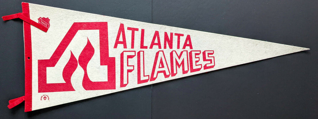 Atlanta Flames NHL Hockey Vintage Full Size Felt Pennant 30