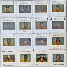 Load image into Gallery viewer, Oakland Athletics 16 Different 35mm Slides League Issued Vintage MLB Baseball
