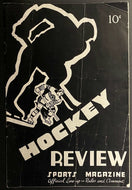 1939 Rare Vintage AHL Hockey Game Program New Haven Eagles Springfield Indians