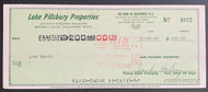 1969 Jack Haley Tin Man Wizard Of Oz Signed Cheque JSA Actor Movies Vintage ALOA