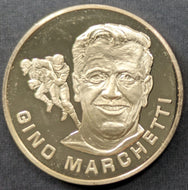 1972 Gino Marchetti Pro Football Hall Of Fame Medal Franklin Mint 1 Troy Oz. NFL