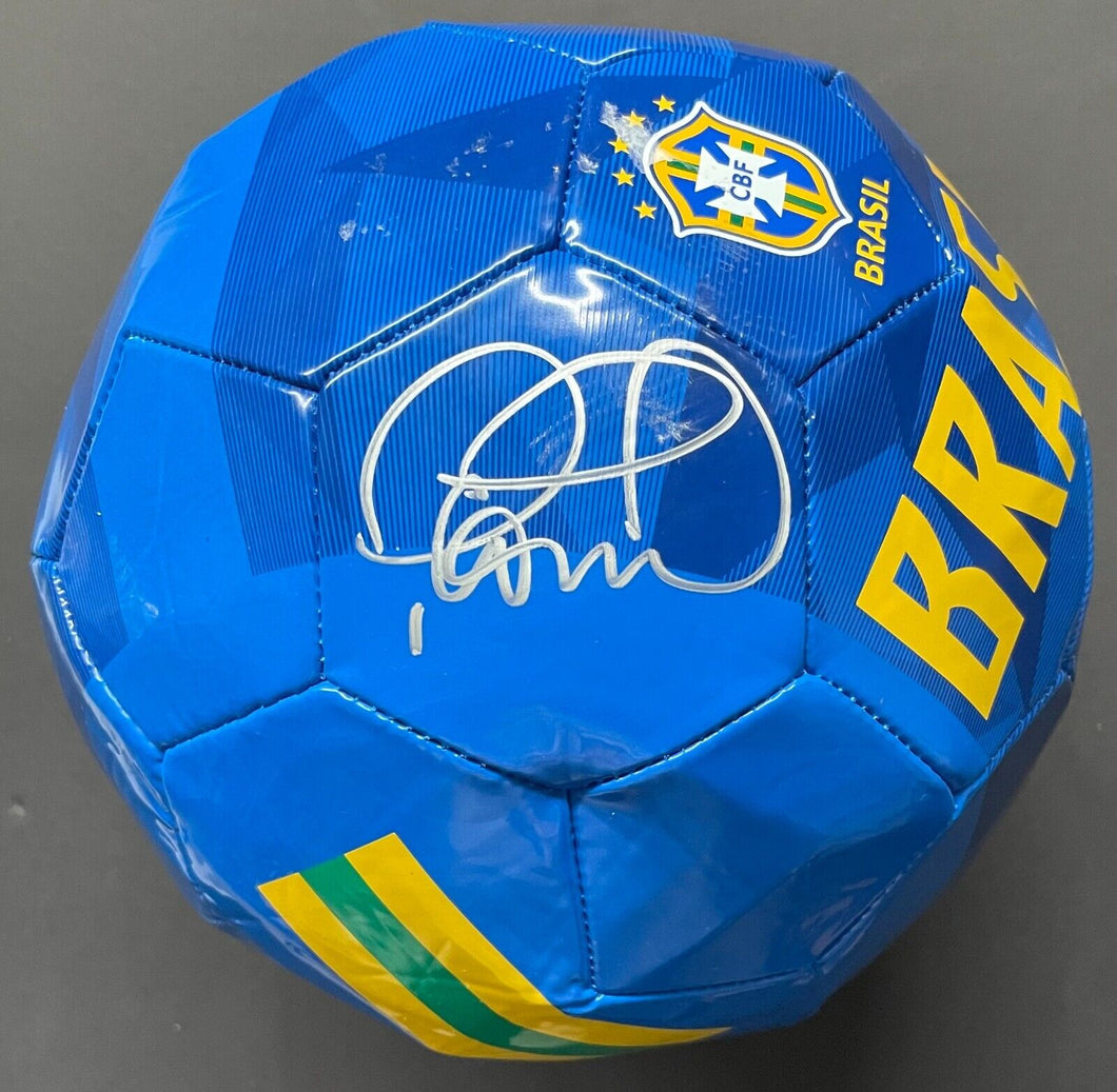 Philippe Coutinho Signed Brazil Soccer Ball Football Autographed Fanatics Holo