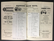 Load image into Gallery viewer, 1967 Sutton Ontario NHL Hockey Program Junior C Hockey League Oldtimers Vintage
