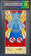 1989 CFL Grey Cup Ticket SkyDome Saskatchewan vs Hamilton icert Authenticated
