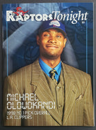 1999 Air Canada Centre NBA Program Toronto Raptors vs Los Angeles Clippers