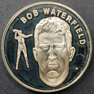 1972 Bob Waterfield Pro Football Hall Of Fame Medal Franklin Mint 1 Troy Oz NFL
