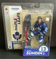 2004 Mats Sundin Hockey McFarlane Toys NHL Toronto Maple Leafs Figurine NOS!
