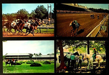 Load image into Gallery viewer, 1963 Saratoga Race Track Postcard Vintage Horse Racing Saratoga Springs New York
