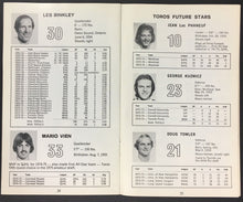 Load image into Gallery viewer, 1975-76 Toronto Toros Media Guide WHA Hockey 4 Autographs Inside Vintage
