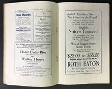 Load image into Gallery viewer, 1924 Toronto Ontario Grayline Bus Travel Brochure Historical Eatons Advertising
