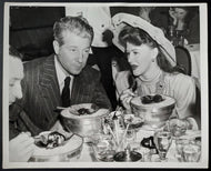 1942 Ginger Rogers Type 1 Photograph A Night At The Stork Club With Jean Gabin