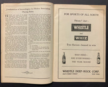 Load image into Gallery viewer, 1926 Madison Square Garden Amateur Hockey Program Doubleheader Boston New York
