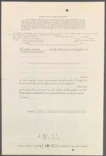 Load image into Gallery viewer, 1974 Madison Square Garden Corporation Share Certificate Vintage Common Stock
