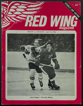 Load image into Gallery viewer, 1966 Detroit Olympia NHL Playoff Hockey Program + Ticket Game 6 Stanley Cup
