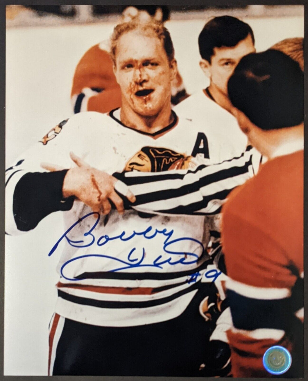 Bobby Hull Autographed Signed Photo Chicago Blackhawks NHL Hockey Holo + COA