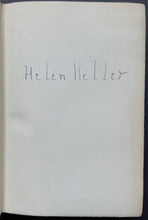 Load image into Gallery viewer, Helen Keller Signed The Story of My Life HC Book Autobiography Autographed JSA
