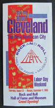 Load image into Gallery viewer, 1995 Grand Opening Brochure For Cleveland's Rock &amp; Roll Hall Of Fame &amp; Museum

