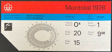 Load image into Gallery viewer, 1976 Montreal Stade Olympique Summer Olympics Vintage Equestrian Sports Ticket
