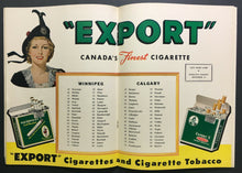 Load image into Gallery viewer, 1957 CFL Football Program Winnipeg Blue Bombers vs Calgary Stampeders Unscored
