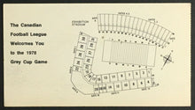 Load image into Gallery viewer, 1978 CFL Grey Cup Ticket Exhibition Stadium Montreal Alouettes Edmonton Eskimos
