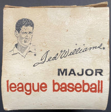 Load image into Gallery viewer, 1964 Ted Williams Autographed Original Box Sears Roebucks Baseball Signed LOA
